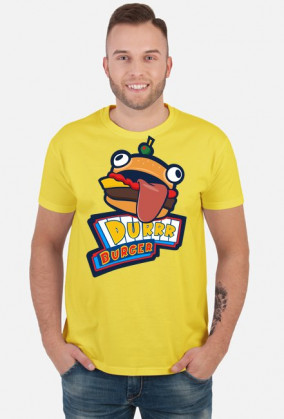 Męska Koszulka Durr Burger - Fortnite Limited Edition