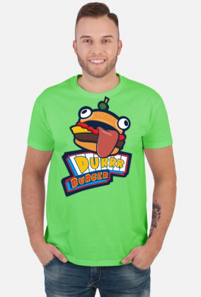 Męska Koszulka Durr Burger - Fortnite Limited Edition
