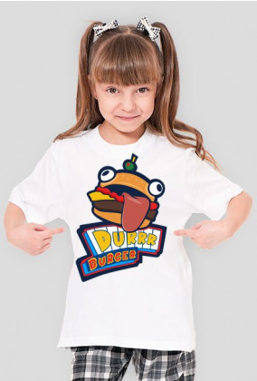 Dla dziewczynki Koszulka Durr Burger - Fortnite Limited Edition