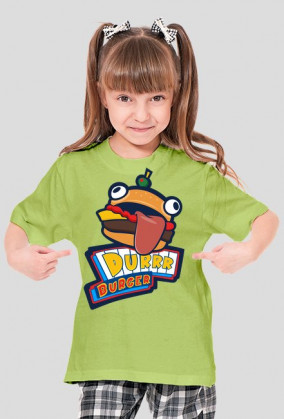 Dla dziewczynki Koszulka Durr Burger - Fortnite Limited Edition