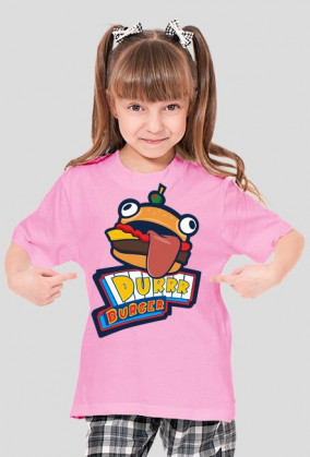 Dla dziewczynki Koszulka Durr Burger - Fortnite Limited Edition