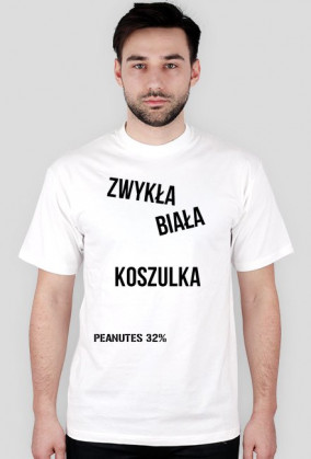 KOSZULKA ZWYKŁA BIAŁA KOSZULKA