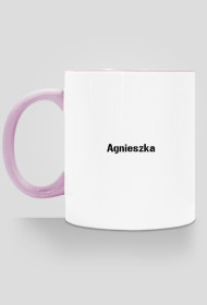 Kubek o imieniu Agnieszka