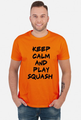 Koszulka keep calm and play squash