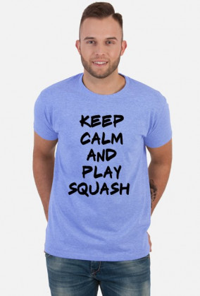 Koszulka keep calm and play squash