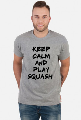 Koszulka keep calm and play squash