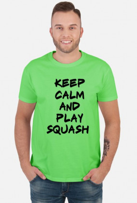 Koszulka keep calm and play squash