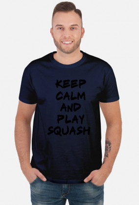 Koszulka keep calm and play squash