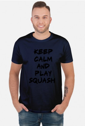 Koszulka keep calm and play squash