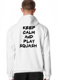 Bluza męska keep calm and play squash