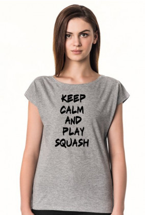 Koszulka damska keep calm and play squash