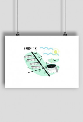 Plakat ILUSTRACJA NH Bieńczyce