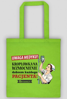 Kroplowka na wzmocnienie - torba pielegniarka