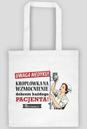Kroplowka na wzmocnienie - torba pielegniarka
