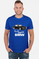 Kult marki BMW - E9 (koszulka męska) jasna grafika
