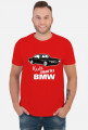 Kult marki BMW - E9 (koszulka męska) jasna grafika