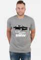 Kult marki BMW - E9 (koszulka męska) jasna grafika
