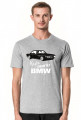 Kult marki BMW - E9 (koszulka męska) jasna grafika