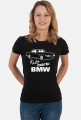 Kult marki BMW - E9 (bluzka damska) jasna grafika