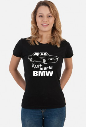 Kult marki BMW - E9 (bluzka damska) jasna grafika