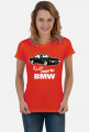 Kult marki BMW - E9 (bluzka damska) jasna grafika