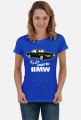 Kult marki BMW - E9 (bluzka damska) jasna grafika