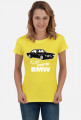 Kult marki BMW - E9 (bluzka damska) jasna grafika
