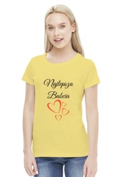 t-shirt damski - najlepsza babcia
