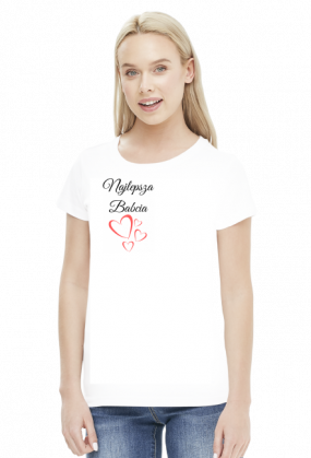 t-shirt damski - najlepsza babcia