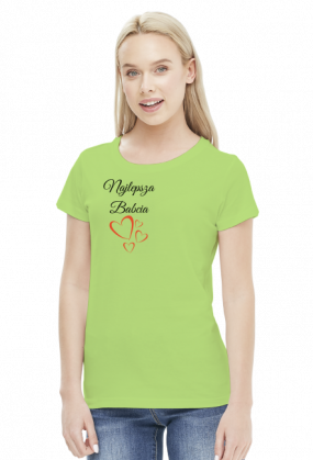 t-shirt damski - najlepsza babcia