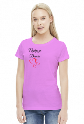 t-shirt damski - najlepsza babcia
