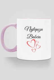 kubek, kolorowe ucho - najlepsza babcia