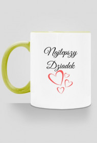 kubek, kolorowe ucho - najlepszy dziadek