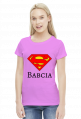 t-shirt damski - super babcia