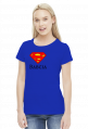 t-shirt damski - super babcia