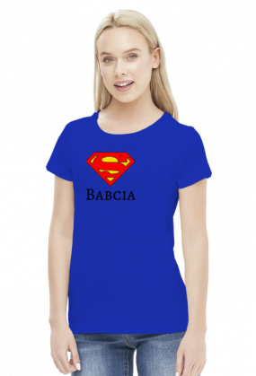t-shirt damski - super babcia