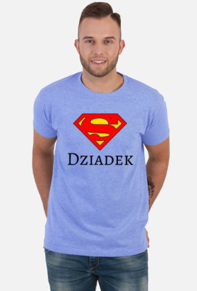 t-shirt męski - super dziadek