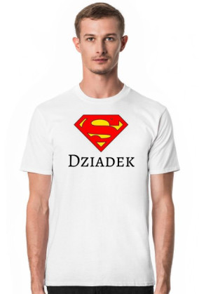 t-shirt męski - super dziadek