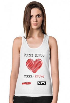 Podkoszulka damska #pokażserceoddajkrew