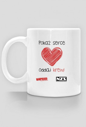 Kubek #pokażserceoddajkrew