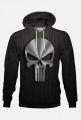 BLUZA Z KAPTUREM PUNISHER BLACK FULLPRINT