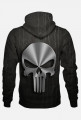 BLUZA Z KAPTUREM PUNISHER BLACK FULLPRINT