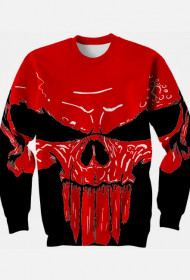 BLUZA PUNISHER CZERWONA