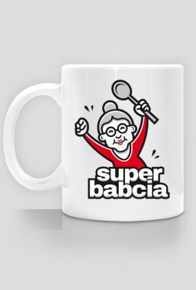 Super babcia - dzień babci kubek kucharka