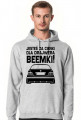 E36 - Dla beemki za cienki (bluza męska kapturowa) ciemna grafika