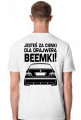 E36 - Dla beemki za cienki (koszulka męska) ciemna grafika tył