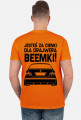 E36 - Dla beemki za cienki (koszulka męska) ciemna grafika tył