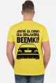 E36 - Dla beemki za cienki (koszulka męska) ciemna grafika tył
