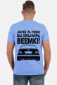 E36 - Dla beemki za cienki (koszulka męska) ciemna grafika tył