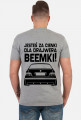 E36 - Dla beemki za cienki (koszulka męska) ciemna grafika tył